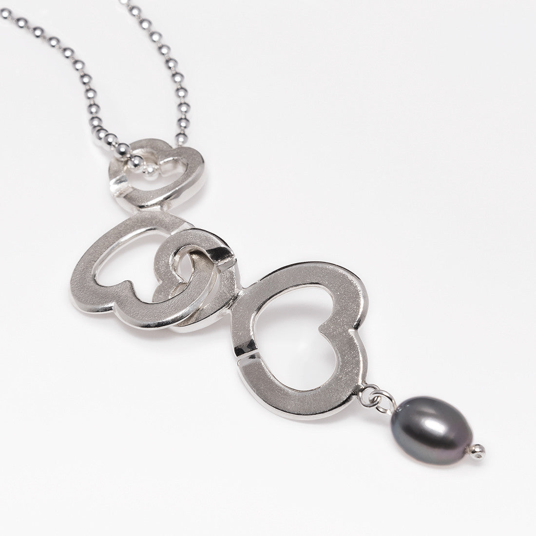 Bubblelove pendant with pearl