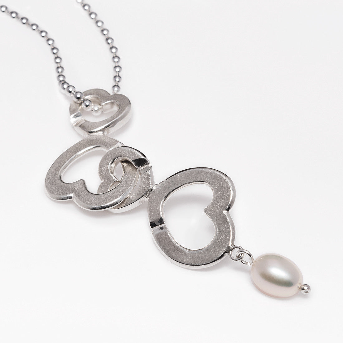 Bubblelove pendant with pearl
