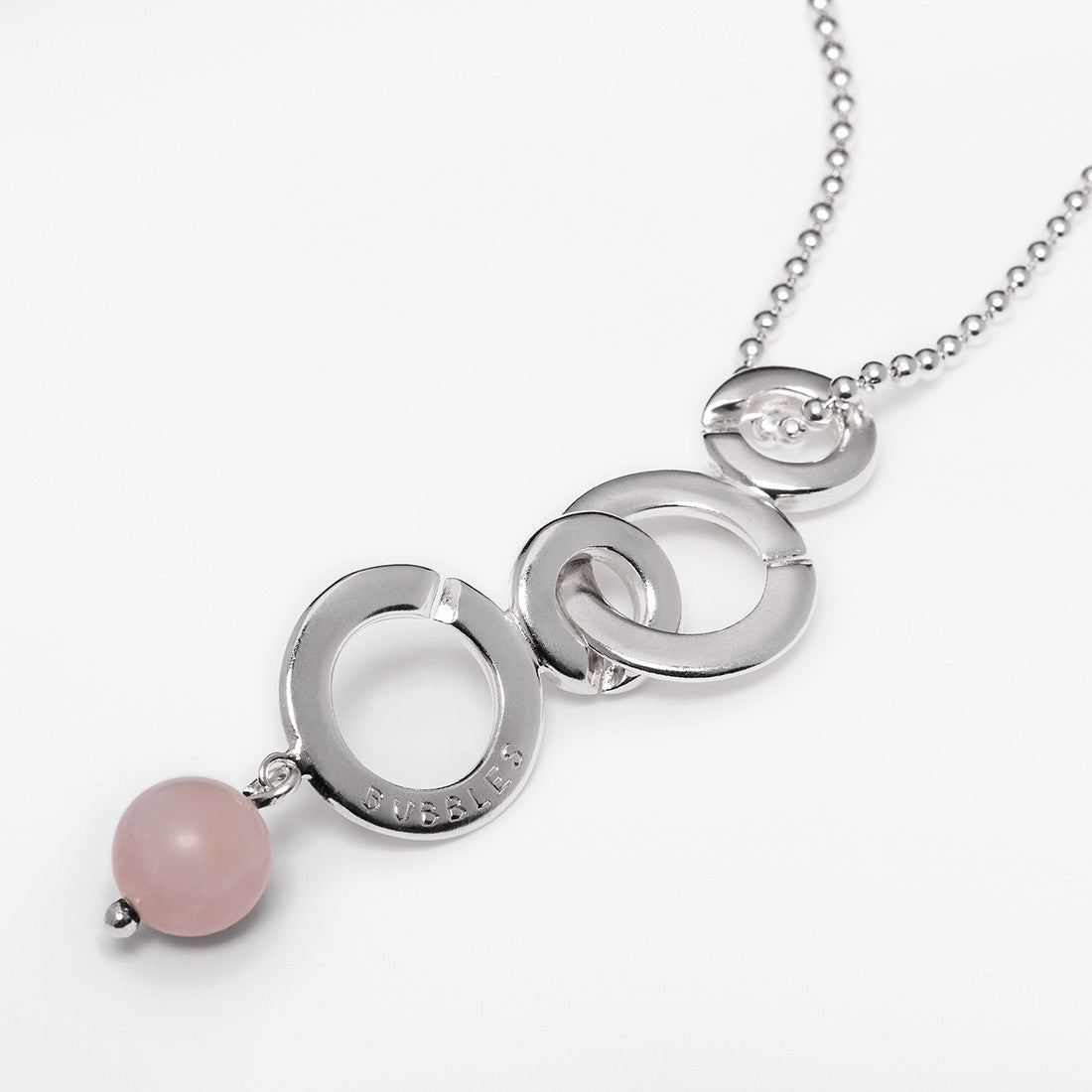 Bubbles pendant with stone