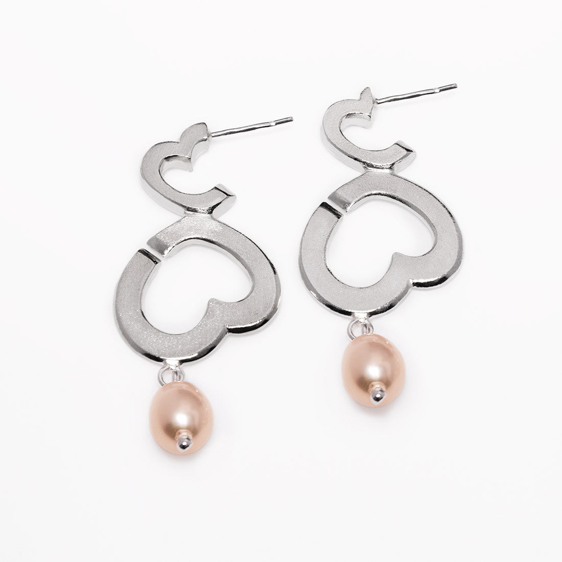 Bubblelove earrings with pearl