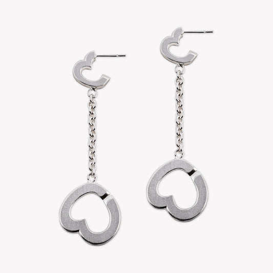 Bubblelove earrings on chain