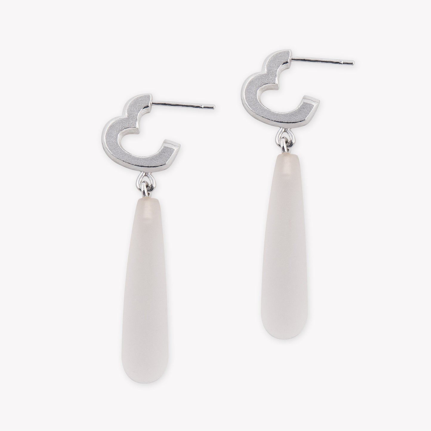 Bubblelove earrings with hanging stones