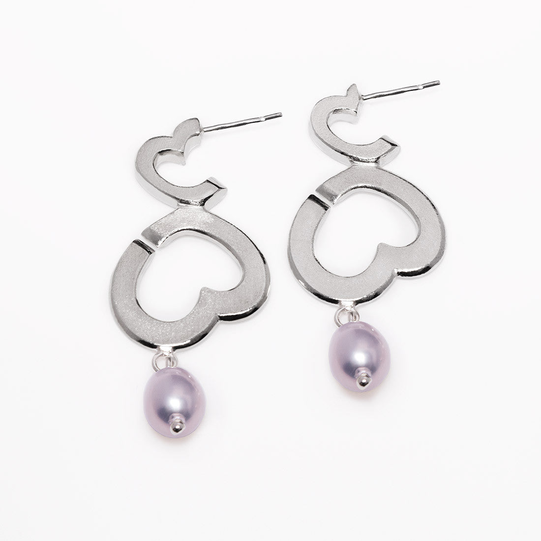 Bubblelove earrings with pearl