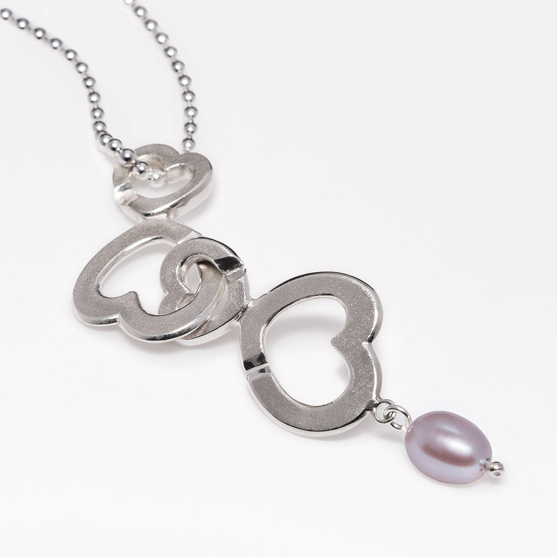 Bubblelove pendant with pearl